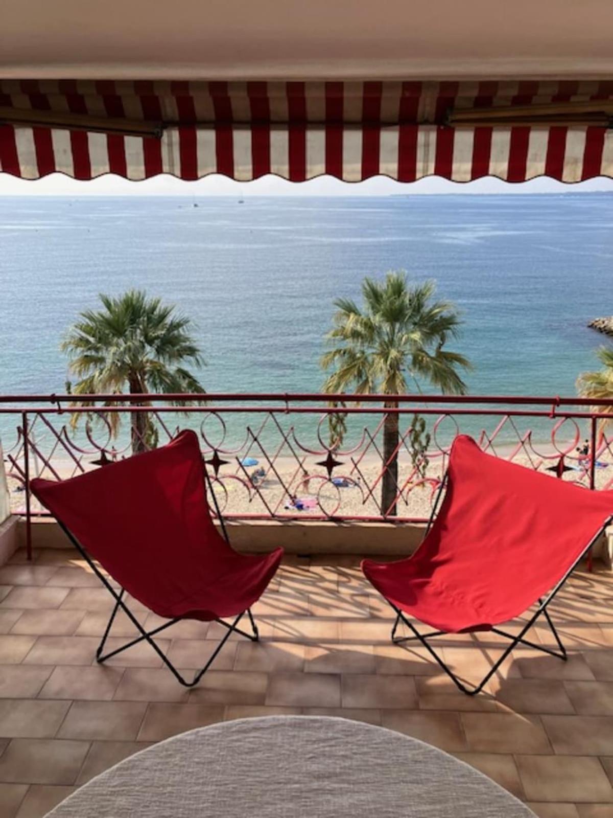 Studio 29 M With Terrace And View On The Beach Antibes Exteriör bild